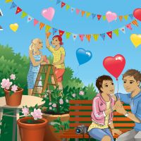 Mit „Luftballonküsse“ gehen Kim, Franzi und Marie – die drei !!! – ab 15. September wieder in die Er