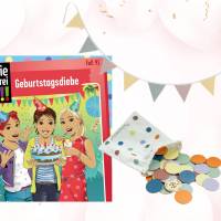 Collage Gewinnspiel - CD, Wimpelkette, Holzkonfetti